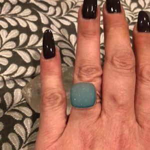 Sterling silver Druzy ring